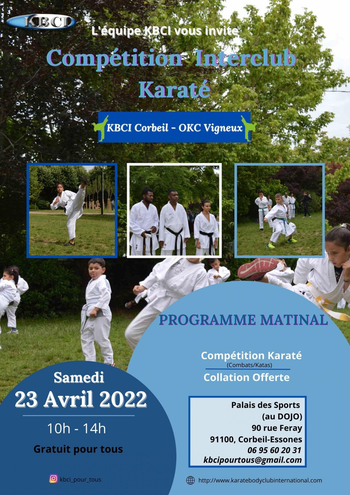Competition interclub karate 1 