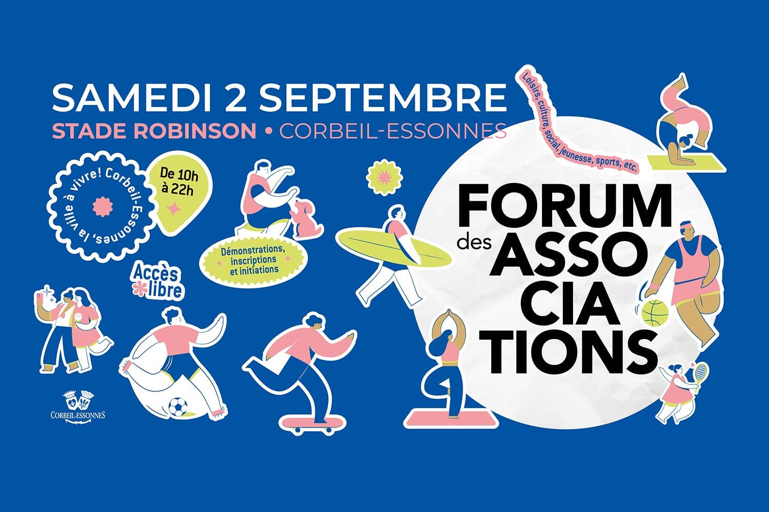 Forum des associations à Corbeil-Essonnes 2023 - KBCI